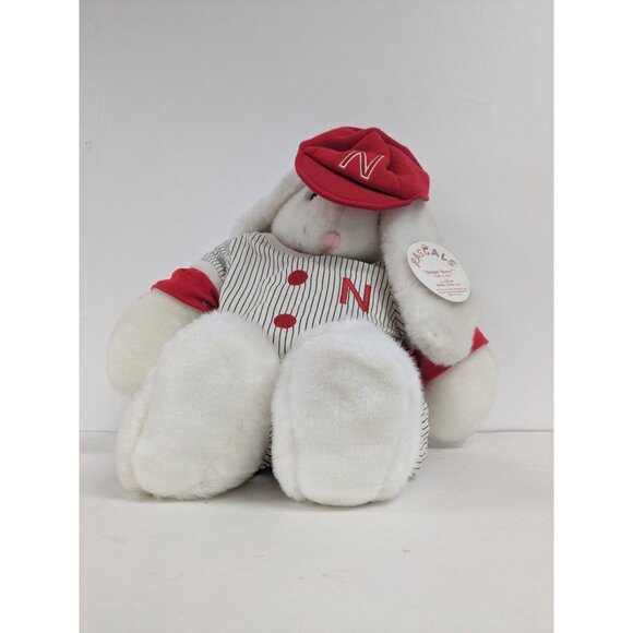 Vintage Rascals Slugger Bunny Costco W/ Tags Baseball Uniform Stuffed Animal 20" - Picture 1 of 4